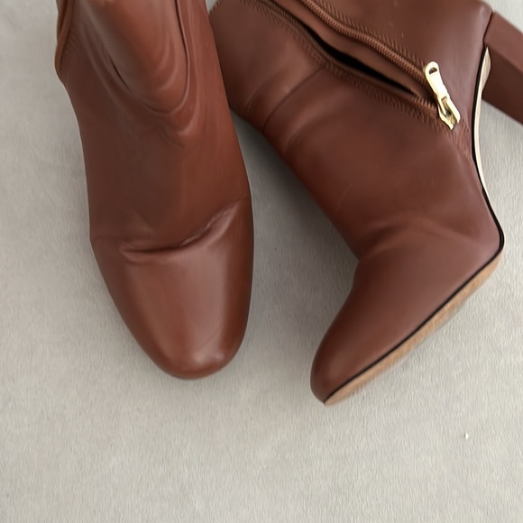 Ann Taylor Brown Leather Booties - Picture 3 of 4